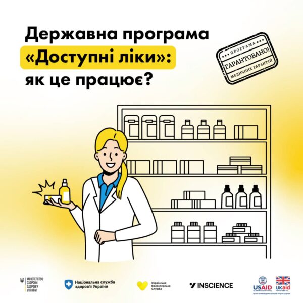 Державна програма «Доступні ліки»: як це працює? "картки для соцмереж"